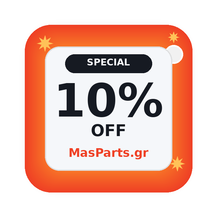 10% έκπτωση MasParts
